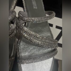 Silver Sandals size 9.5
